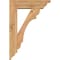 Ekena Millwork Olympic Traditional Smooth Bracket w/ Offset Brace, Western Red Cedar, 5 1/2"W x 18"D x 26"H BKT0604X18X26OLY01SWR - alternate 3